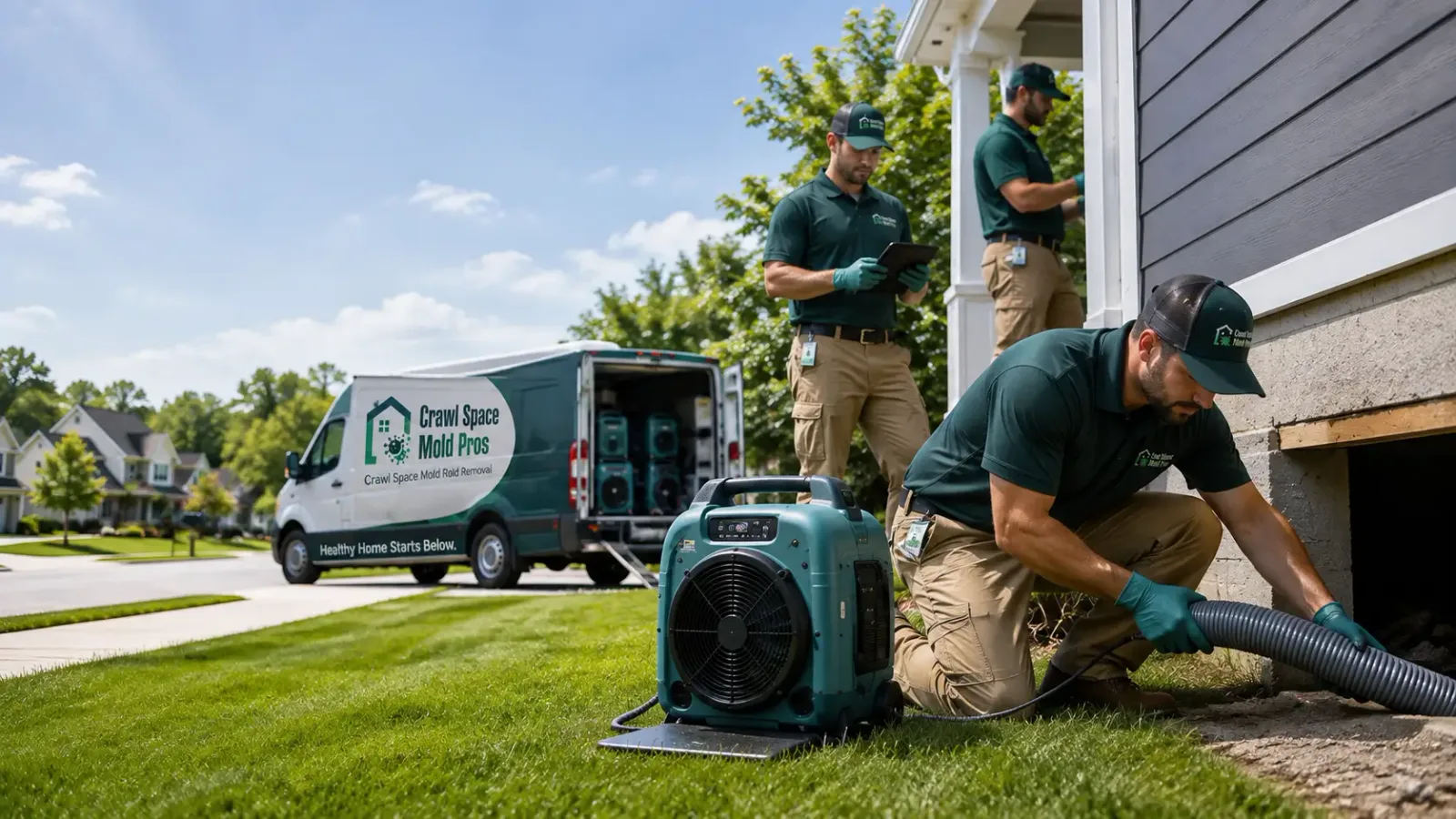 Crawl Space Mold Removal in Brookside, NJ